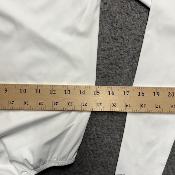 Loner Stoner Long Sleeve Bodysuit Women's Medium White/Blue Stretch Unique Rare - Picture 7 of 7